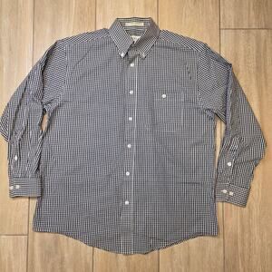 Vintage Orvis Gingham Button Down Shirt Made in Hong Kong Men’s L